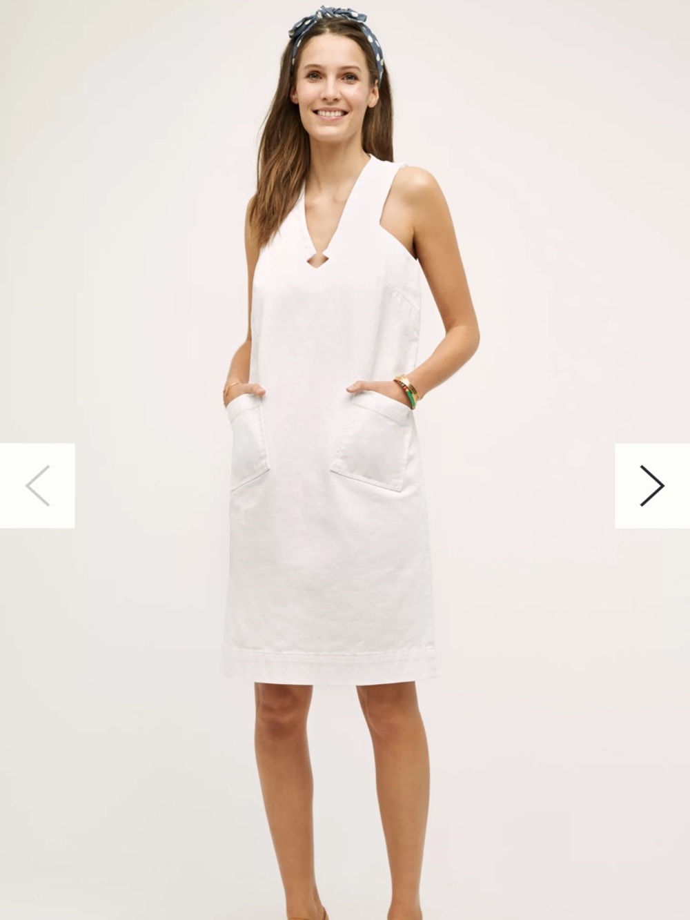 Anthropologie Carleen Pasadena Denim Shift Dress